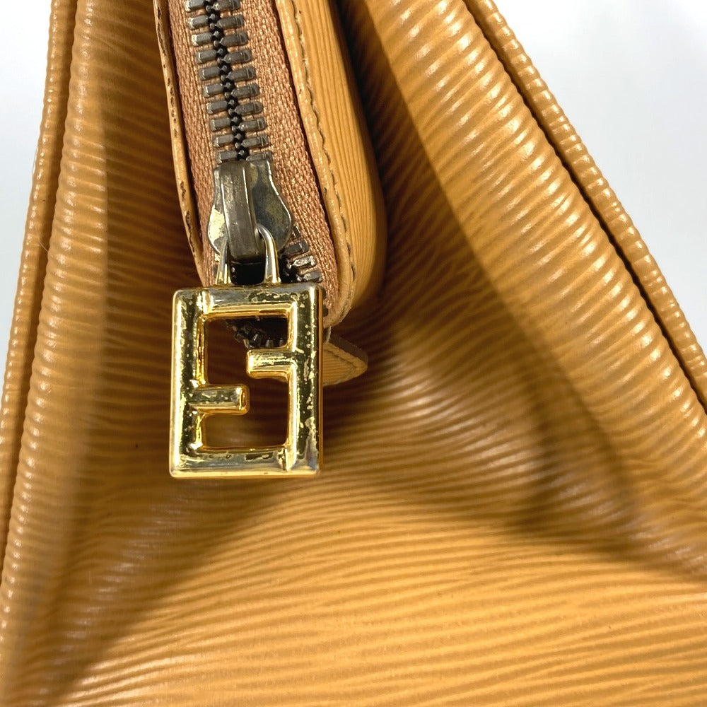 FENDI Handbag Canvas / leather Brown vintage Zucca logo Women Used Authentic