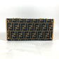 FENDI Handbag Canvas / leather Brown vintage Zucca logo Women Used Authentic