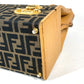 FENDI Handbag Canvas / leather Brown vintage Zucca logo Women Used Authentic