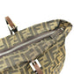 FENDI Tote Bag Canvas / leather Brown Zucca Pattern