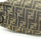 FENDI Tote Bag Canvas / leather Brown Zucca Pattern