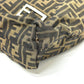 FENDI Tote Bag Canvas / leather Brown Zucca Pattern