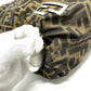 FENDI Tote Bag Canvas / leather Brown Zucca Pattern