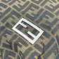 FENDI Tote Bag Canvas / leather Brown Zucca Pattern