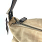 FENDI Shoulder Bag Canvas / leather beige Zucca Mamma Bucket Women Used Authentic