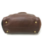 FENDI Handbag 8BL117 leather Brown chameleon Women Used Authentic