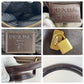 PRADA Shoulder Bag Canvas, Leather Brown Shoulder Bag Handbag Tote Bag Logo jacquard Women Used Authentic
