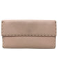 FENDI Long Wallet Purse 8M0144 leather pink Celeria Roman leather Women Used Authentic