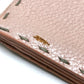 FENDI Long Wallet Purse 8M0144 leather pink Celeria Roman leather Women Used Authentic