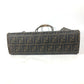 FENDI Shoulder Bag Coated leather Brown Mesh Bag Beach Bag Vintage Zucca Women Used Authentic