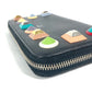 FENDI Long Wallet Purse 8M0299 leather black Long wallet Studs unisex(Unisex) Used Authentic