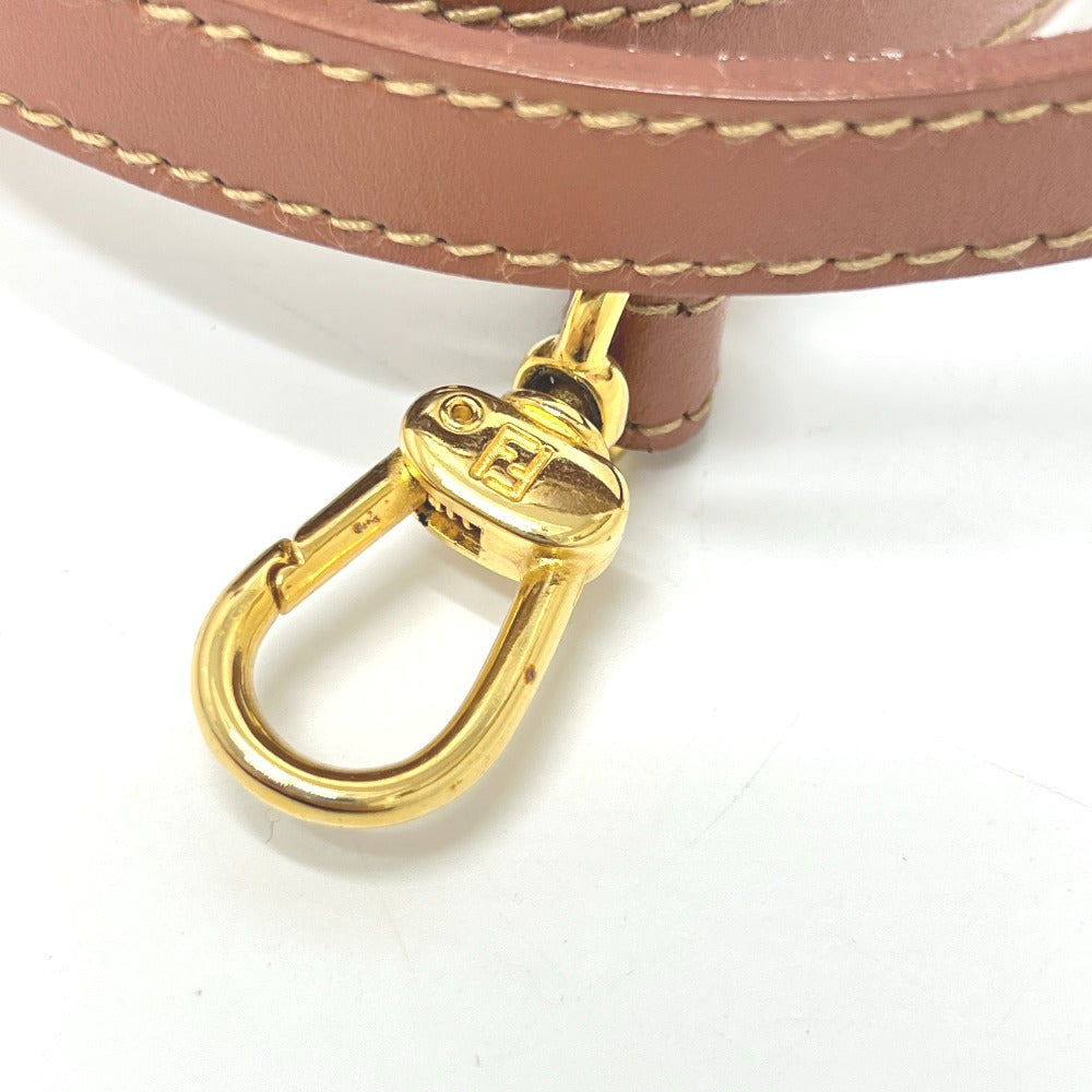 FENDI Handbag PVC, Leather Brown Pecan