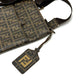 FENDI Shoulder Bag 7VA214 PVC Brown Zucca Pattern