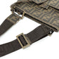 FENDI Shoulder Bag 7VA214 PVC Brown Zucca Pattern