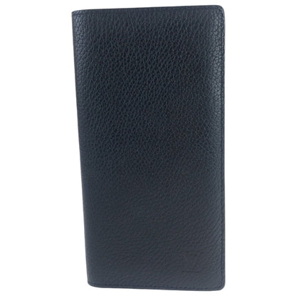 LOUIS VUITTON Long Wallet Purse M58192 leather Noir black black Long Wallet Purse Long wallet billfold Taurillon Clemence Leather Portefeuille Braza mens Used Authentic
