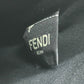 FENDI Shoulder Bag 7VA456 leather black Calligraphy studs
