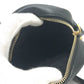 FENDI Shoulder Bag 7VA456 leather black Calligraphy studs