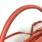 FENDI Handbag 8BN244 leather Salmon pink type Shoulder Crossbody Mini Pea Kaboo Women Used Authentic