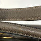 FENDI Handbag 8BN210 leather gray Inner Zucca Pattern Shoulder Bag Tote Bag Peekaboo Large Women Used Authentic