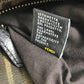 FENDI Handbag 8BN210 leather gray Inner Zucca Pattern Shoulder Bag Tote Bag Peekaboo Large Women Used Authentic