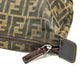 FENDI Pouch Canvas / leather Brown Zucca Pattern