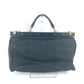 FENDI Handbag Leather / PVC black vintage Doctor Bag Pecan Women Used Authentic