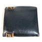 FENDI Folded wallet 7M0266 leather black Zucca rubber belt logo unisex(Unisex) Used Authentic