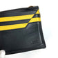 FENDI Folded wallet 7M0266 leather black Zucca rubber belt logo unisex(Unisex) Used Authentic