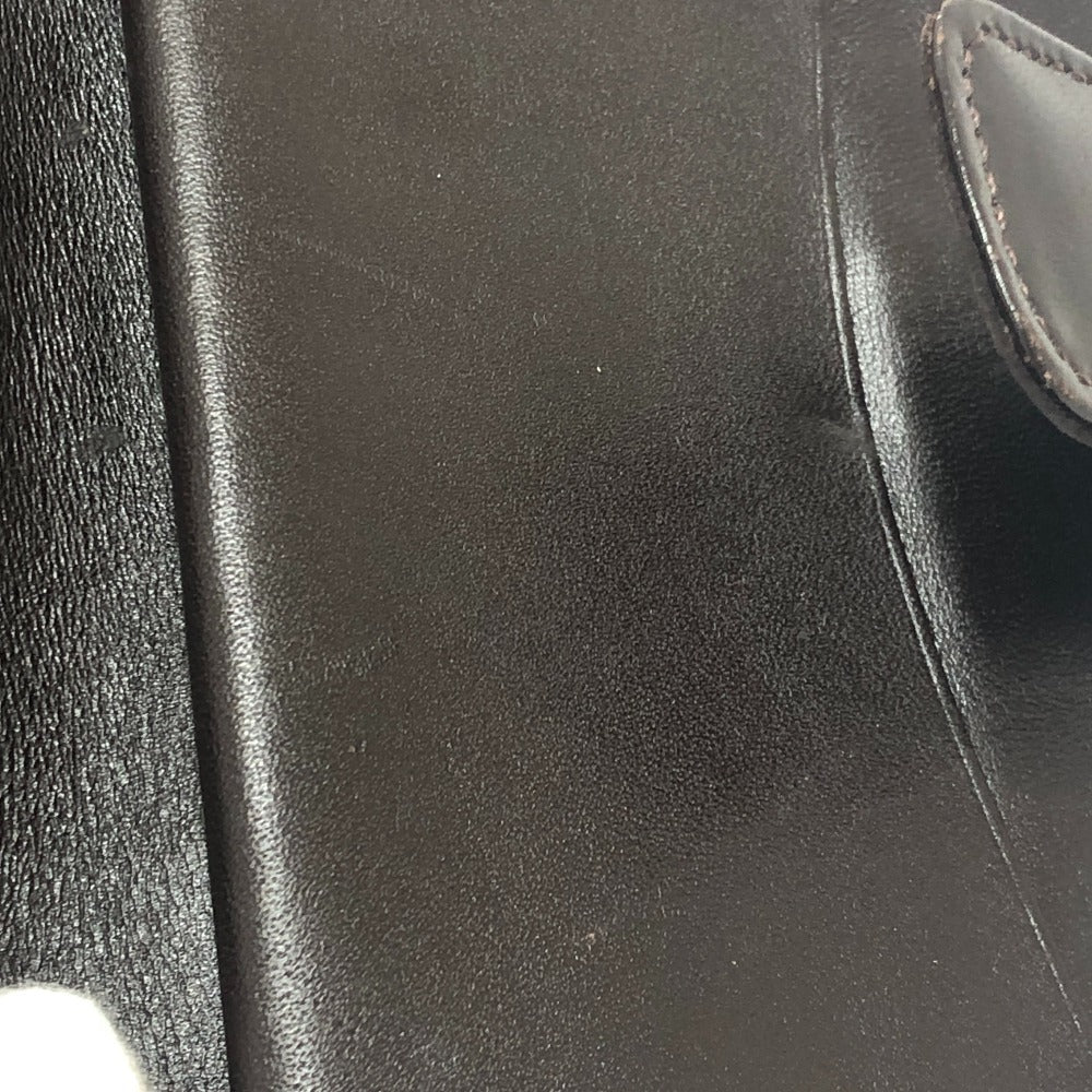 FENDI Folded wallet Leather / canvas Brown Zucca Pattern