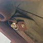 FENDI Handbag leather Brown vintage FF logo Women Used Authentic