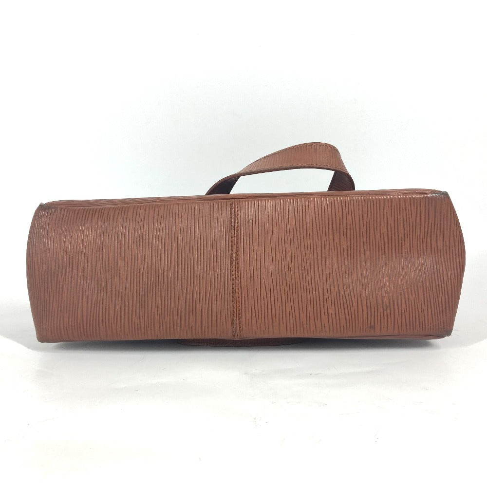 FENDI Handbag leather Brown vintage FF logo Women Used Authentic