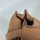 FENDI Tote Bag leather beige vintage Big logo Women Used Authentic
