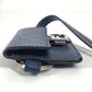 FENDI charm leather Navy Bucket type Bag type Women Used Authentic