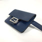 FENDI charm leather Navy Bucket type Bag type Women Used Authentic