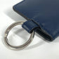 FENDI charm leather Navy Bucket type Bag type Women Used Authentic