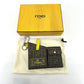 FENDI Bag charm 7AR759 PVC / Leather Two-tone color (brown) Zucca Charm