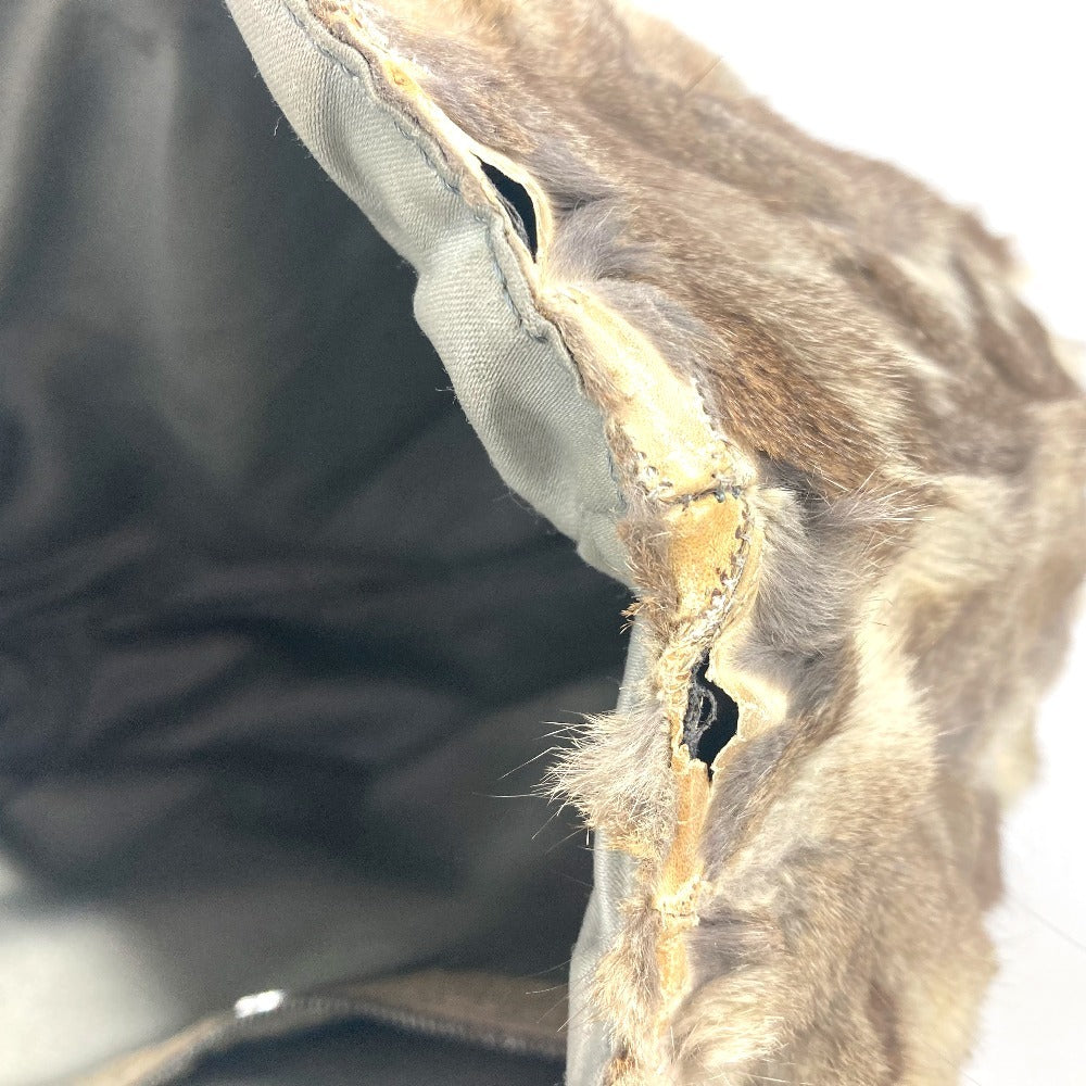 FENDI Tote Bag fur beige fur
