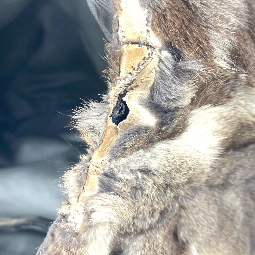 FENDI Tote Bag fur beige fur