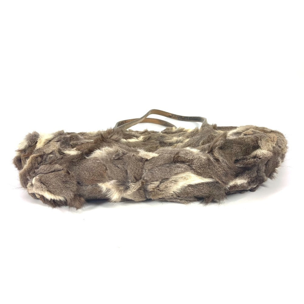 FENDI Tote Bag fur beige fur