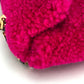FENDI Shoulder Bag 8M0315 Mouton Fusha pink Mini baguette Women Used Authentic