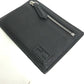 FENDI Coin case 7M0310 leather black Fragment case logo mens Used Authentic