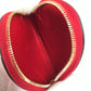FENDI Coin case 8M0467 leather Red heart Women Used Authentic