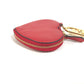 FENDI Coin case 8M0467 leather Red heart Women Used Authentic