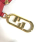 FENDI Coin case 8M0467 leather Red heart Women Used Authentic