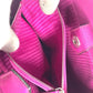 FENDI Handbag 8BH253 leather purple Petite to Jules Women Used Authentic