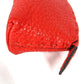 FENDI Pouch 8N0115 leather Red Celeria Women Used Authentic