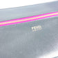 FENDI Pouch leather black By color Accessories Flat Women Used Authentic