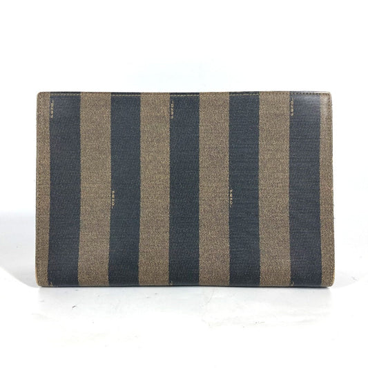 FENDI business bag PVC khaki vintage Pecan mens(Unisex) Used Authentic