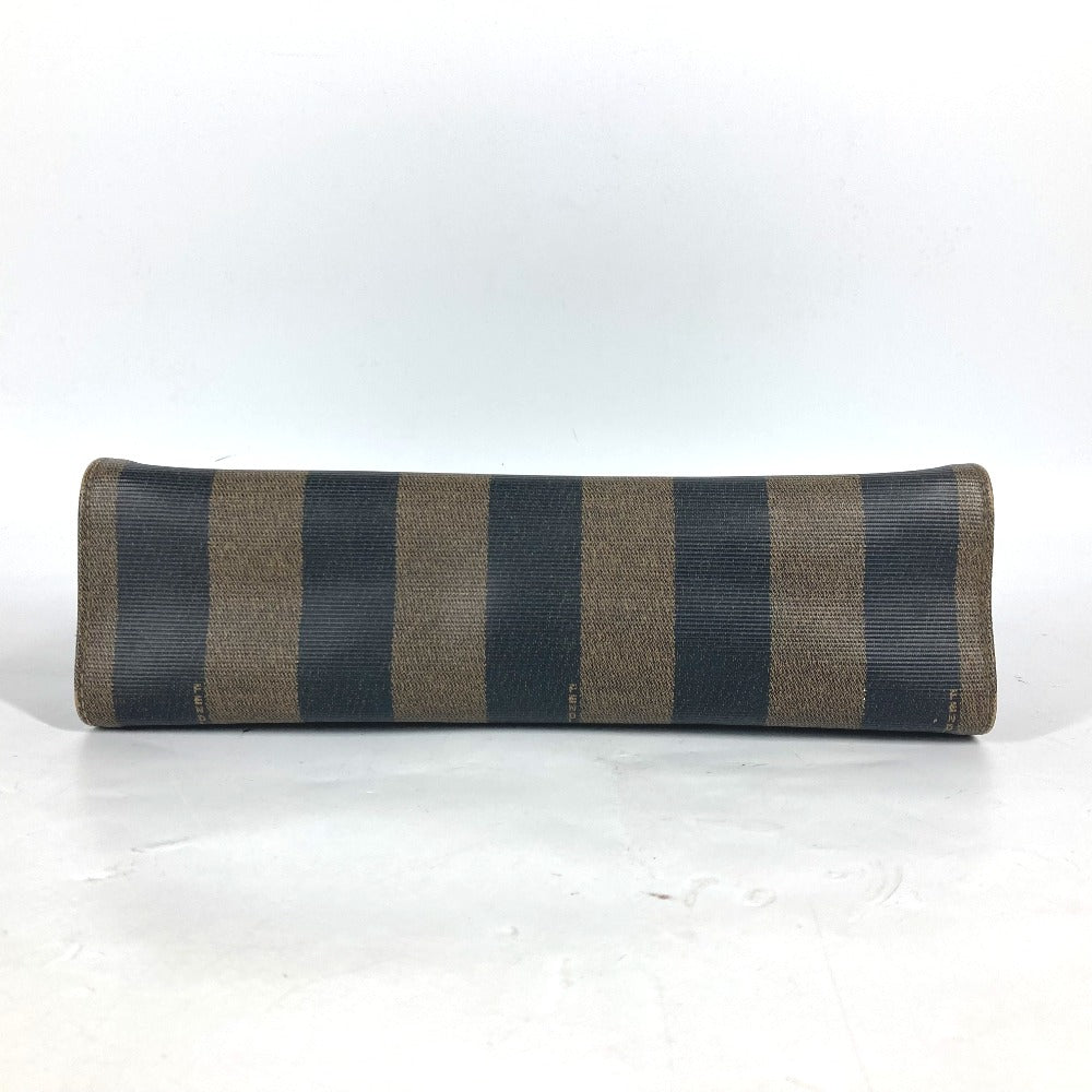 FENDI business bag PVC khaki vintage Pecan mens(Unisex) Used Authentic