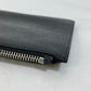 FENDI Clutch bag Leather, Fur black studded pouch Karl Lagerfeld Carlito